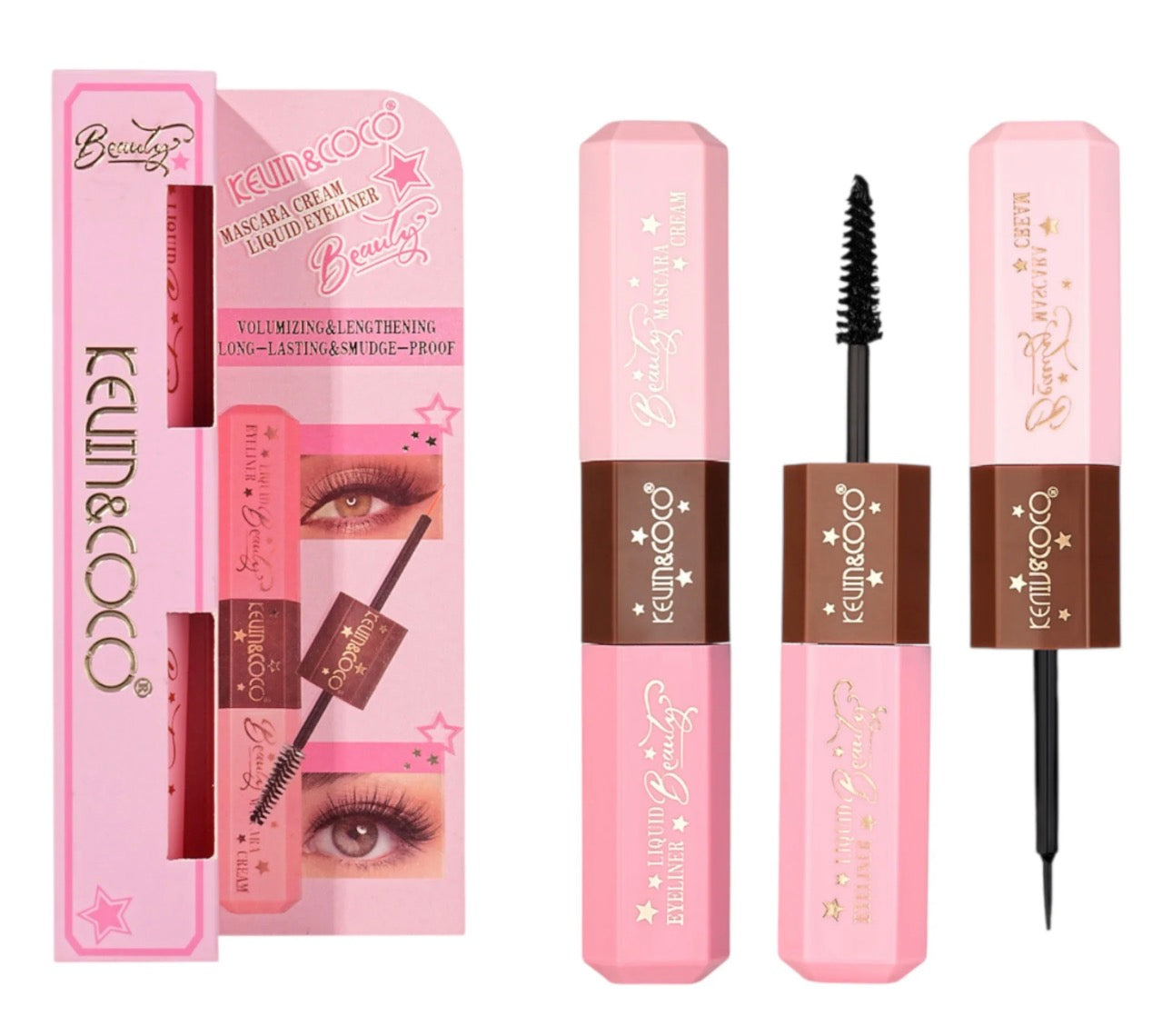 KEVIN & COCO MASCARA + LIQUID LINER BLACK
