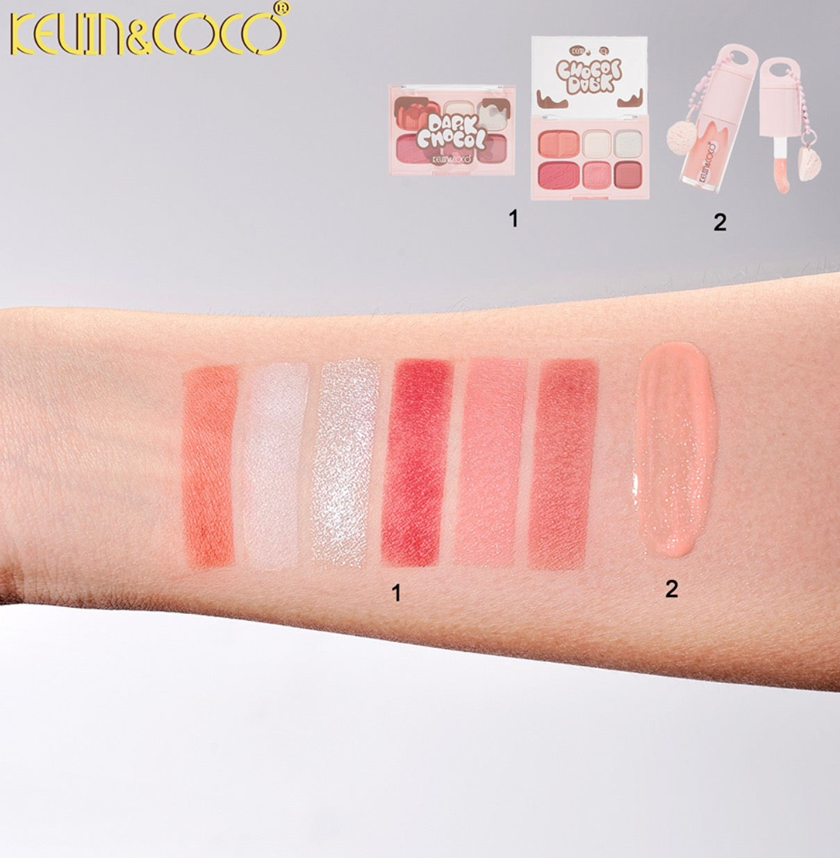 KEVIN & COCO DARK CHOCOLATE EYESHADOW SET (B)