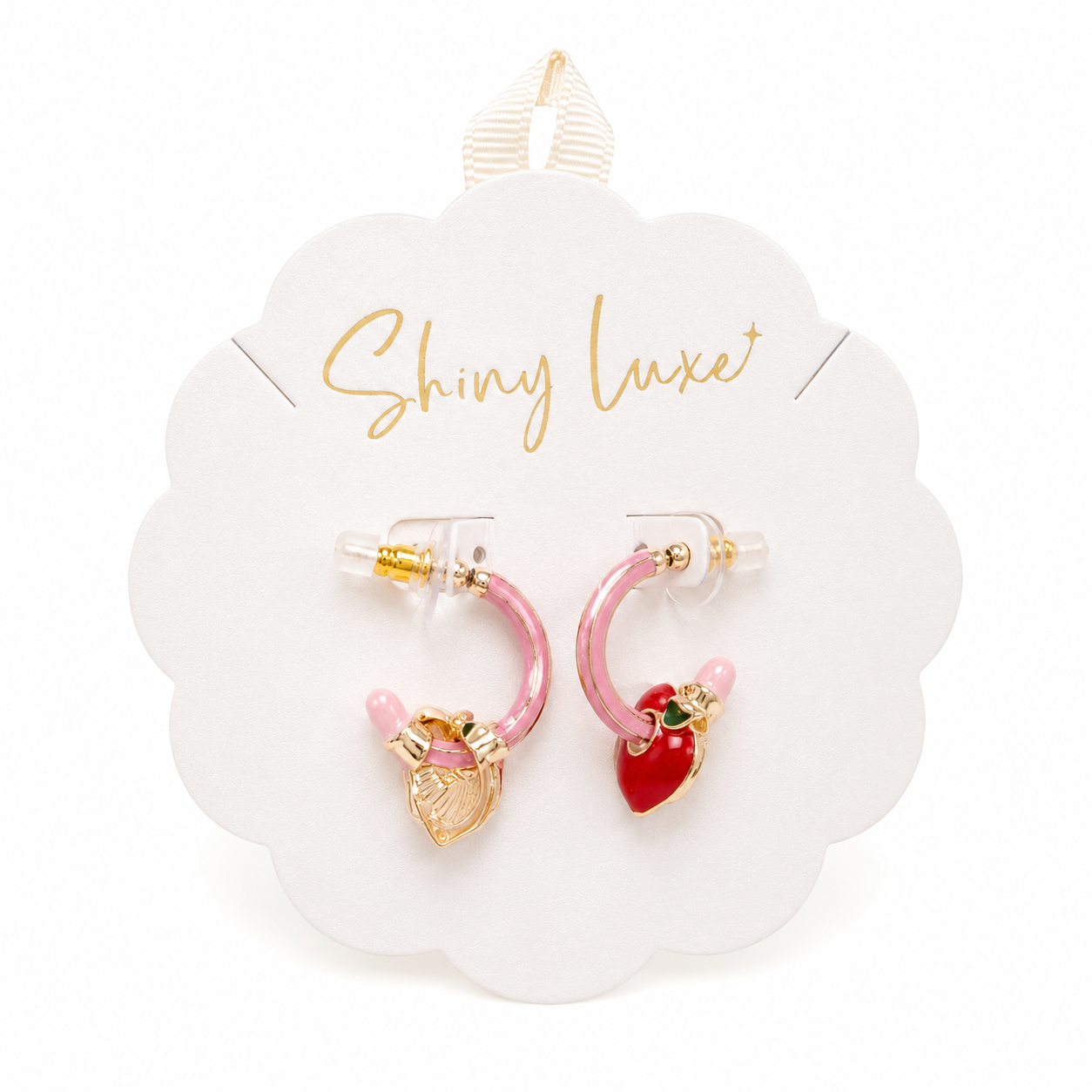 BACK TO SCHOOL APPLE EARRING