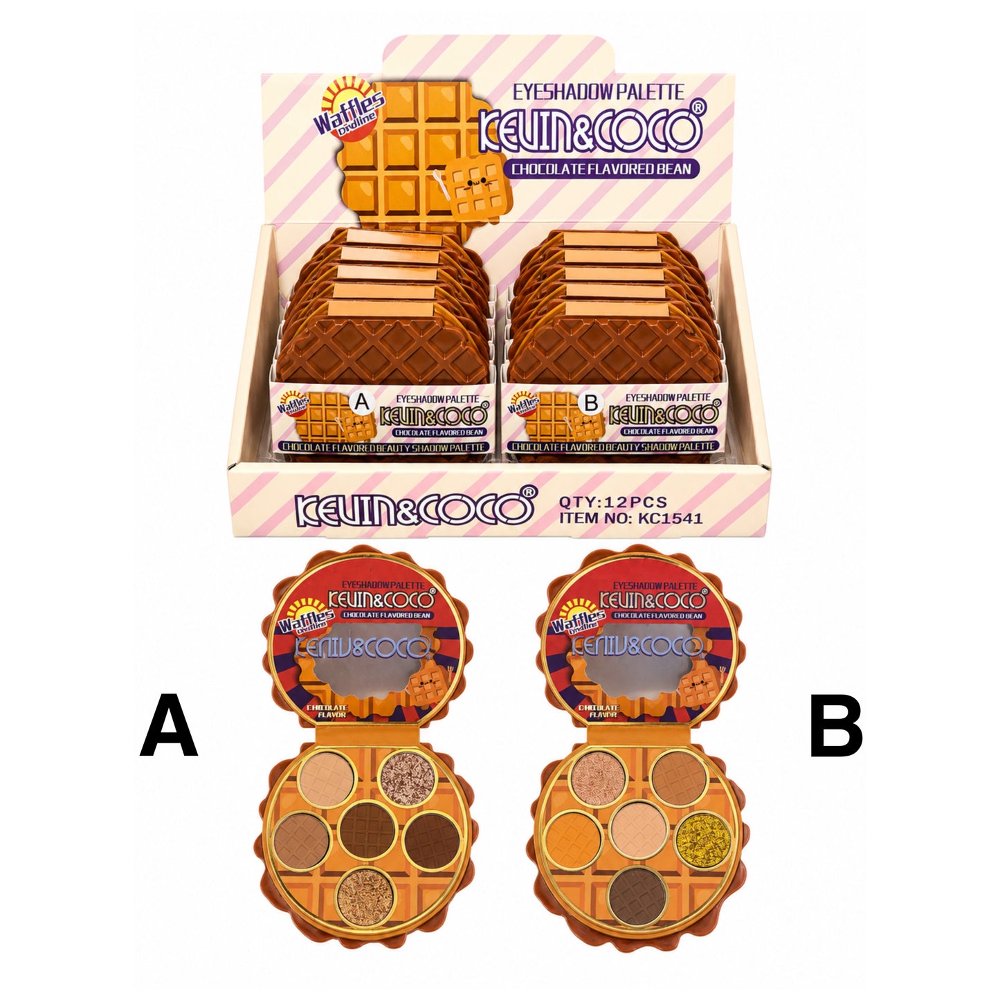 KEVIN & COCO WAFFLE EYESHADOW PALLET