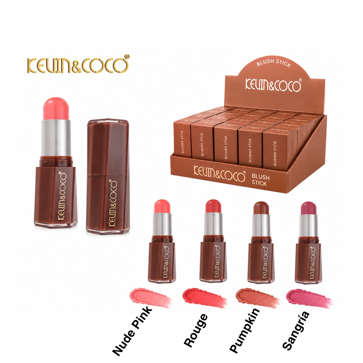 KEVIN & COCO HAZELNUT BLUSHER STICK