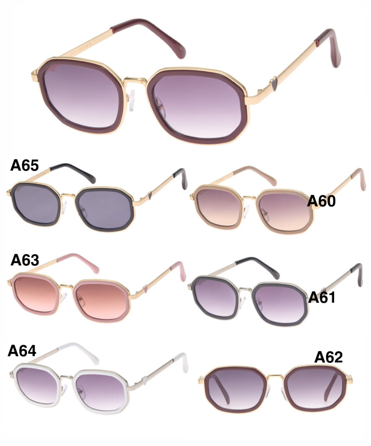 LUXE HEXAGON SUNGLASSES