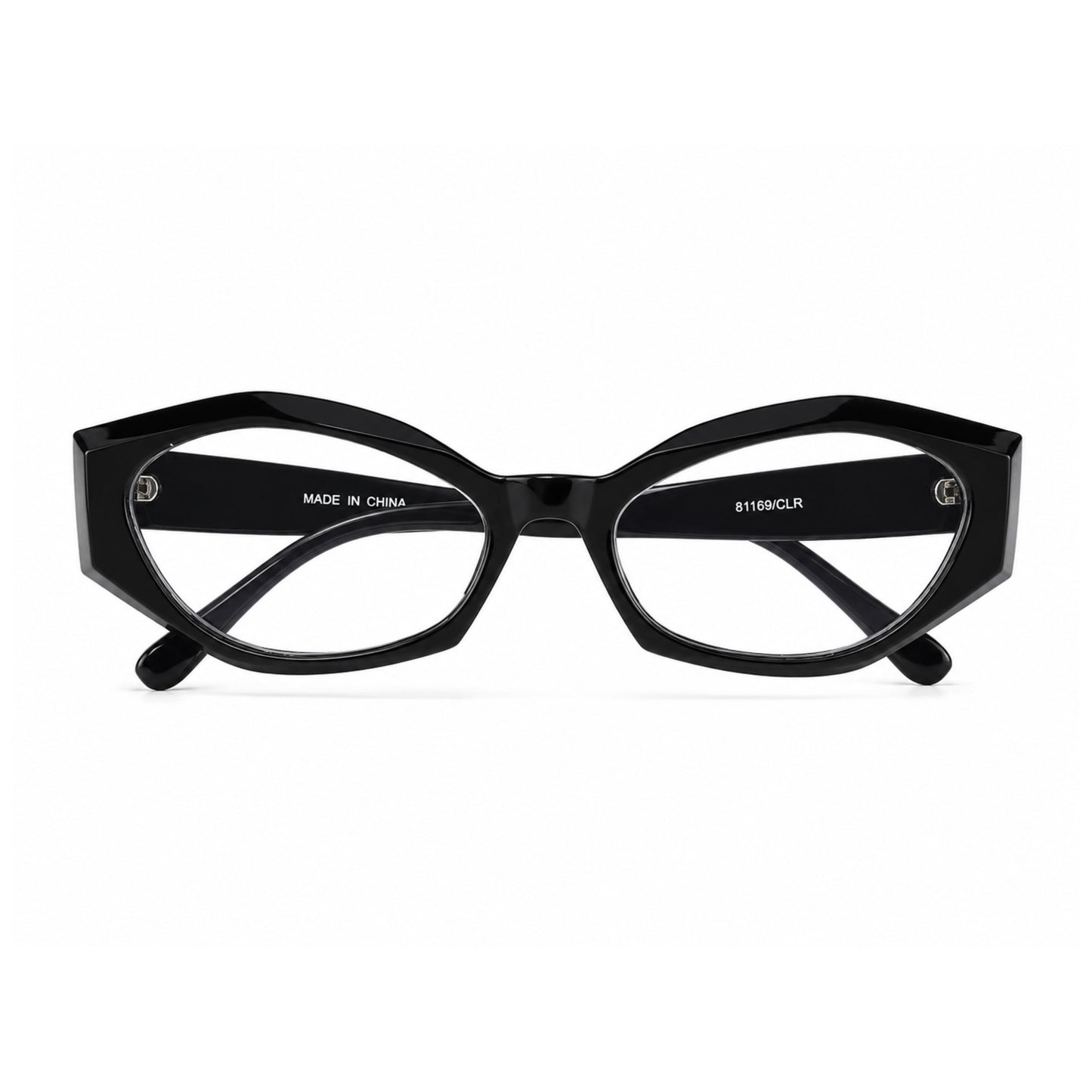 DIVA NOIR CAT-EYE GLASSES T6