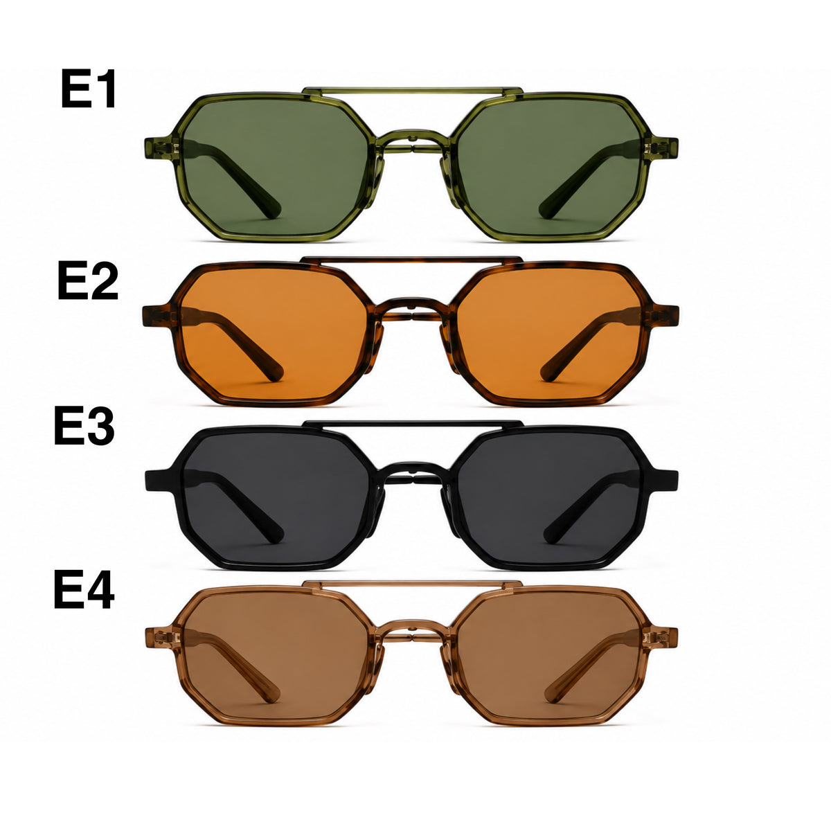 JETSET ICON SUNGLASSES E1-E4