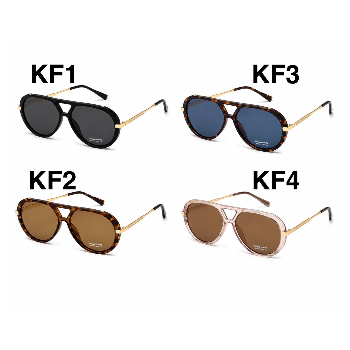VALENTINA AVIATOR SUNGLASSES KF1-KF4