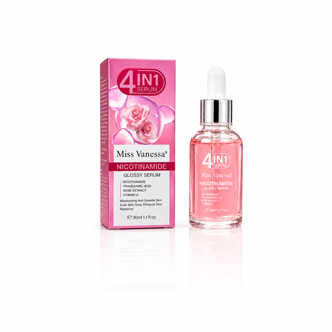Glossy serum nicotinamide 4 in 1