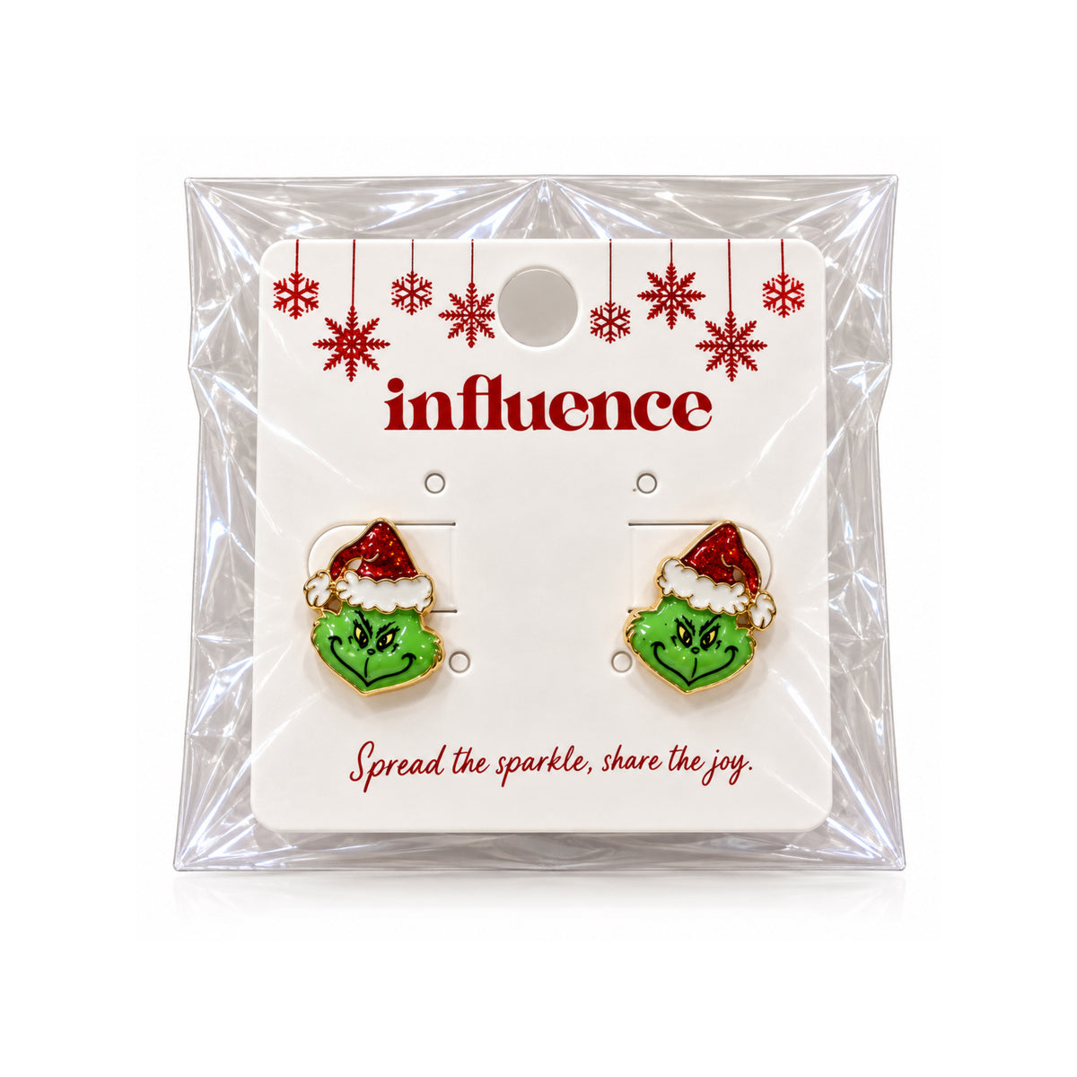 GRINCHMAS STUD EARRING