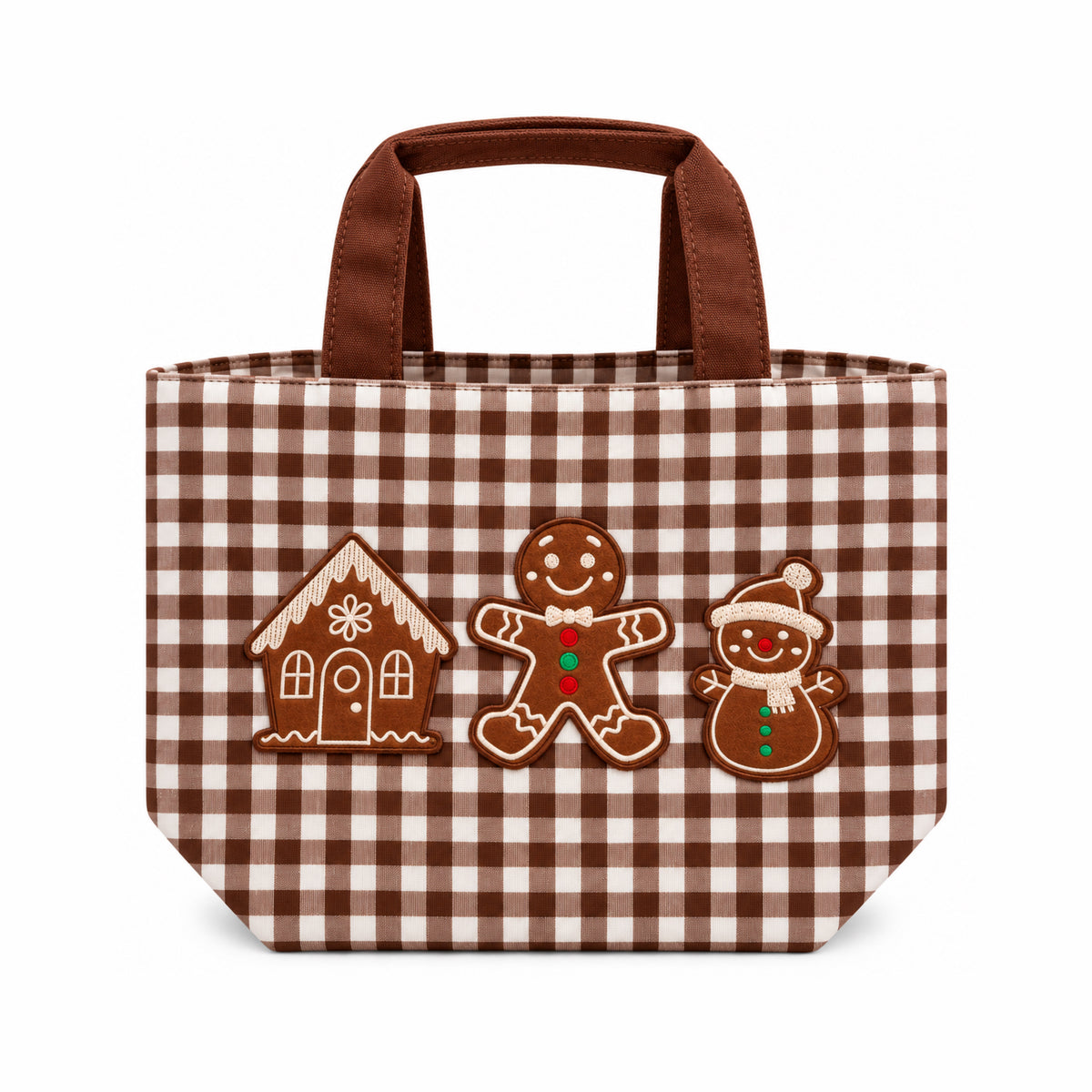 BOLSA DE TELA NAVIDEÑA DE JENGIBRE