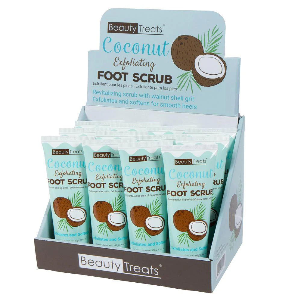 BEAUTY TREATS COCONUT EXFOLIATING FOOT SCRUB