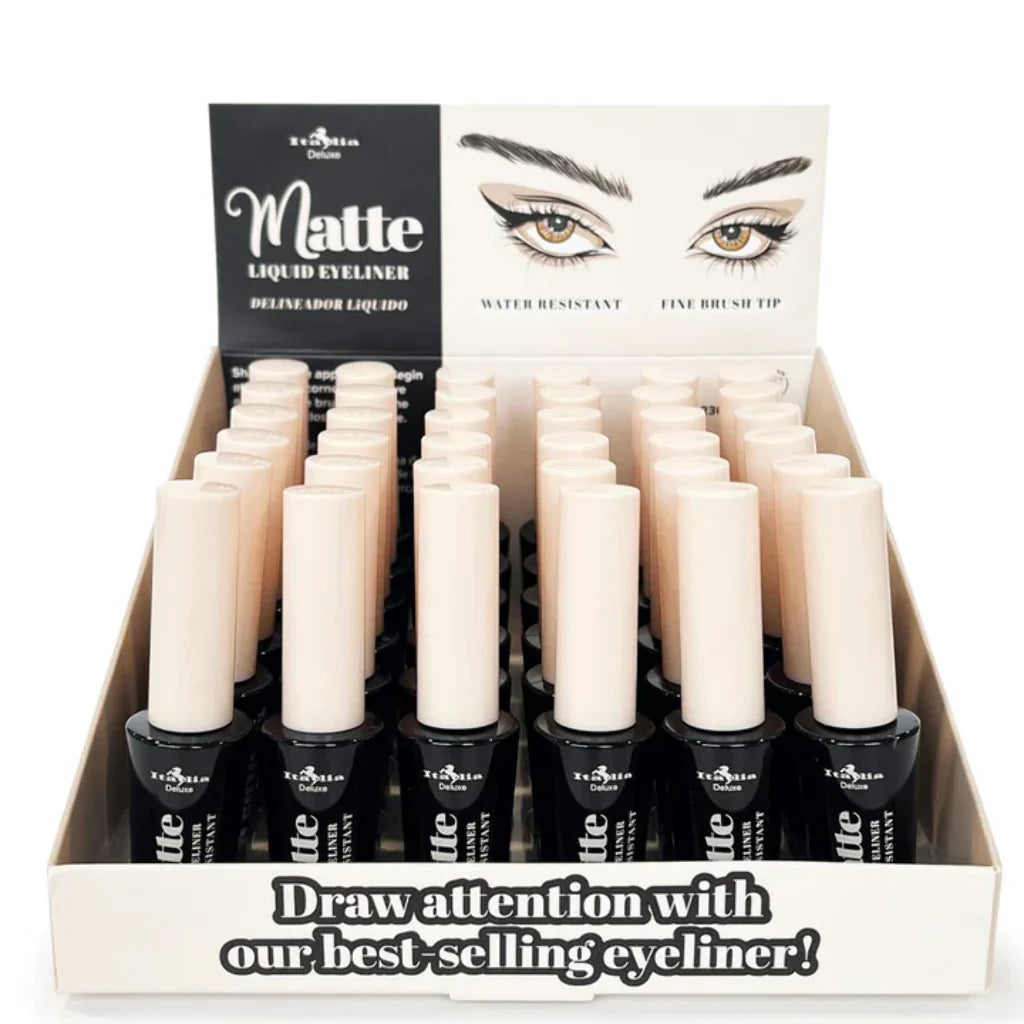 ITALIA DELUXE MATTE LIQUID EYELINER BLACK