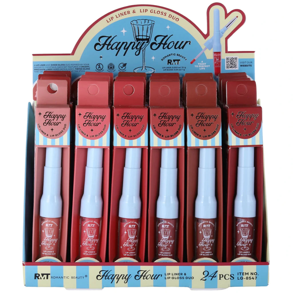 ROMANTIC BEAUTY HAPPY HOUR LIP LINER + LIP GLOSS