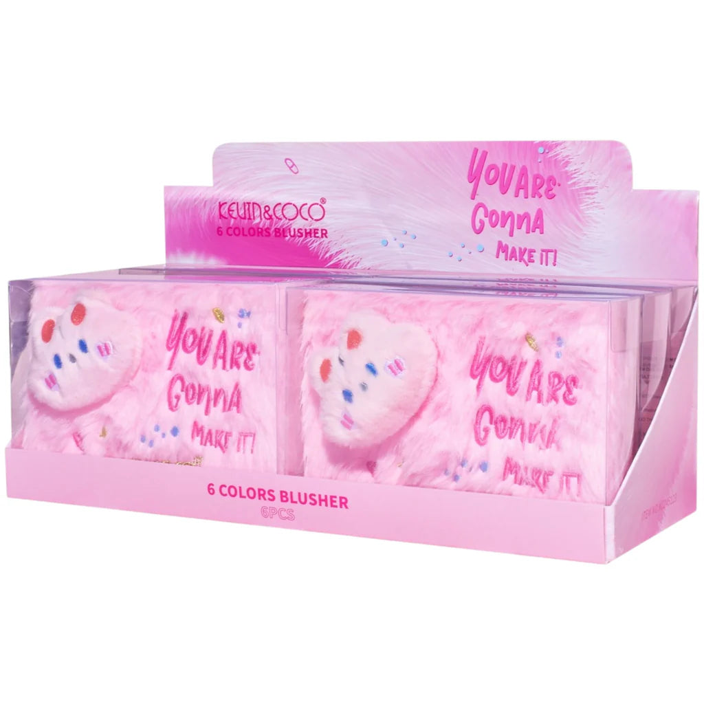 KEVIN & COCO YOU ARE GANNA MAKE IT 6 BLUSH PALLET