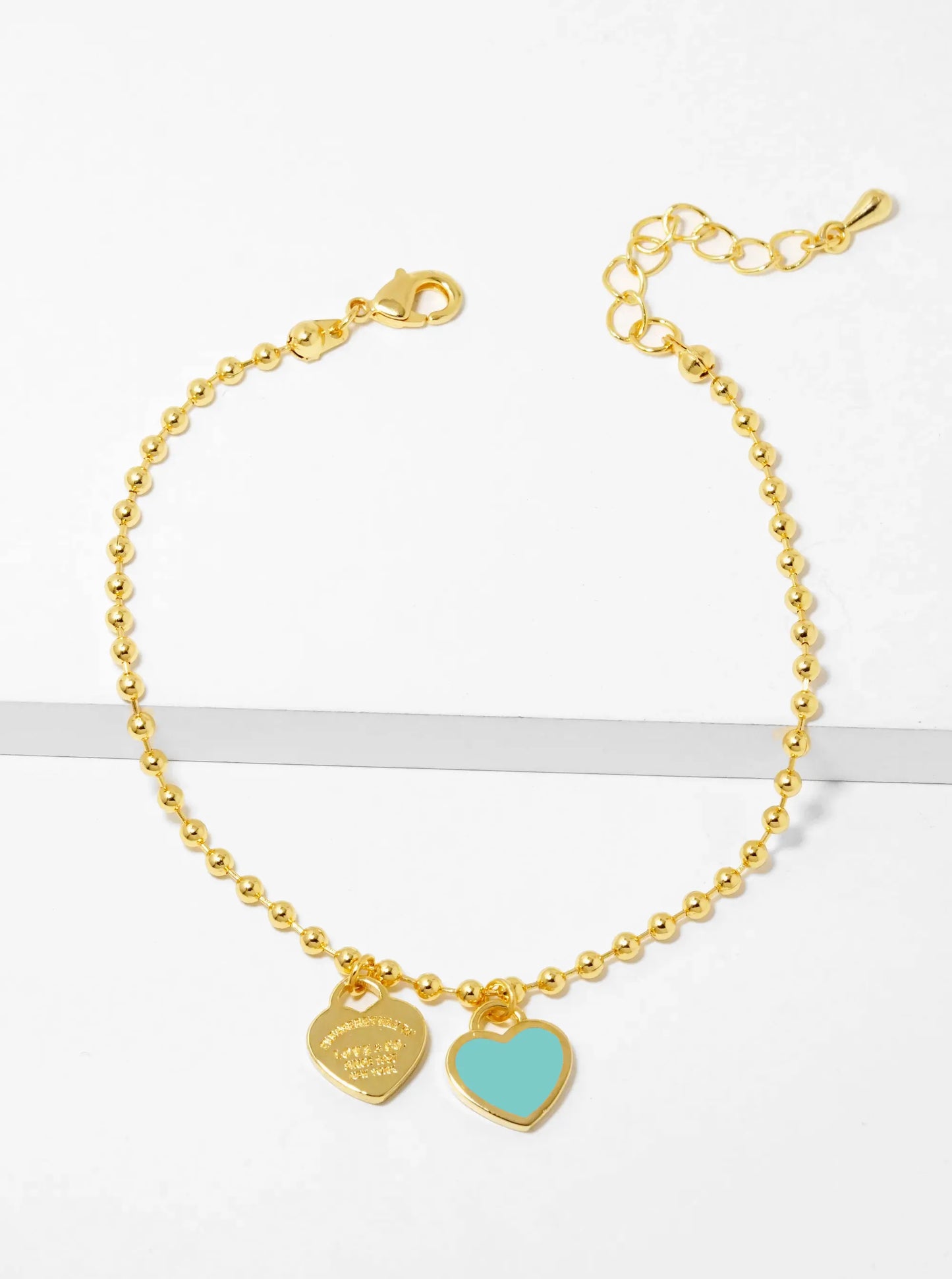 GOLD DIPPED LUCKY TURQUOISE BRACELET