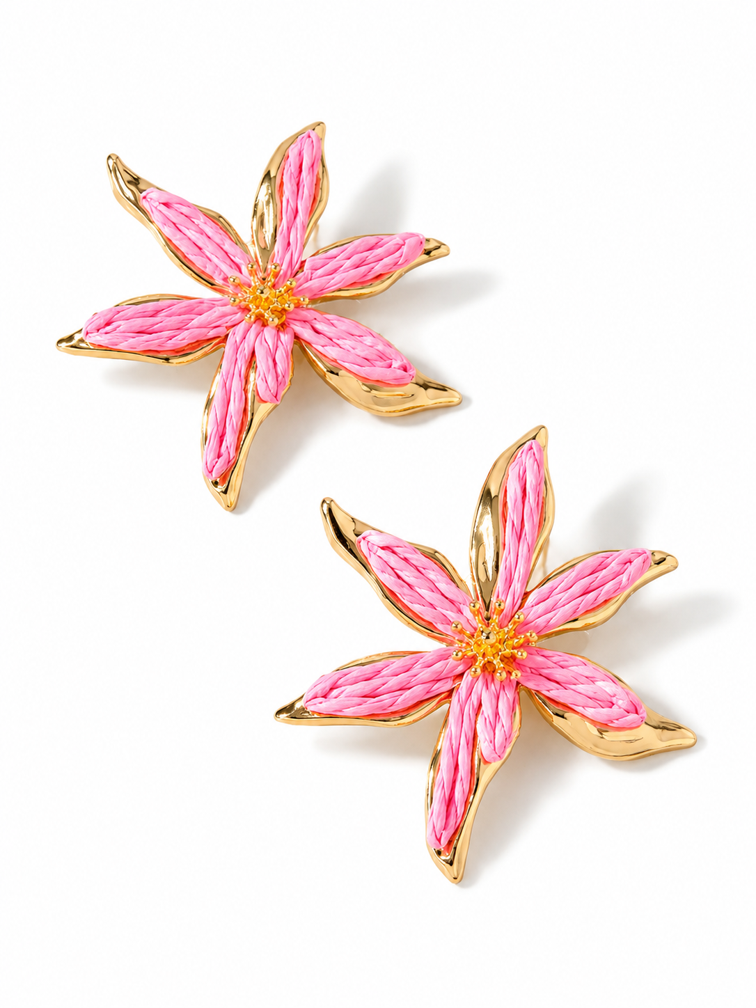 FLOWER EARRING PINK
