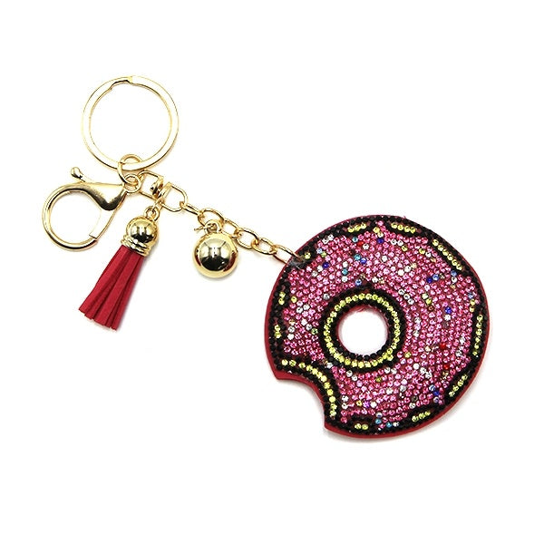 DONUT PINK KEYCHAIN