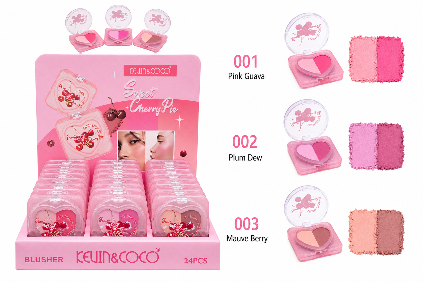 KEVIN AND COCO SWEET CHERRY PIE BLUSHER