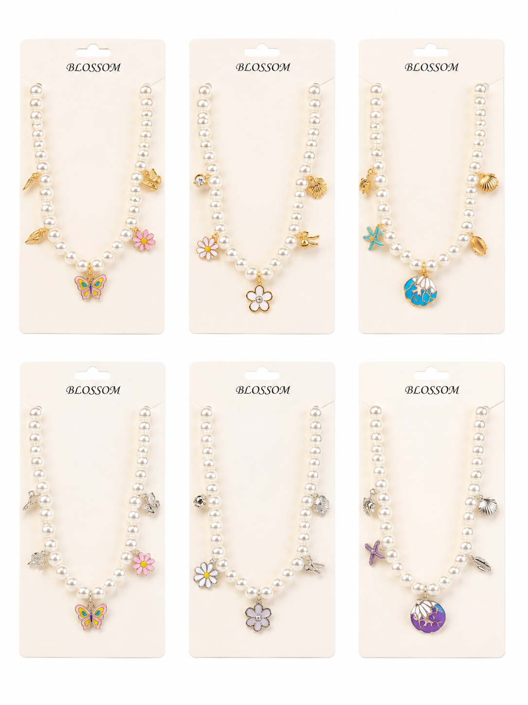 CHARM PEARL NECKLACE
