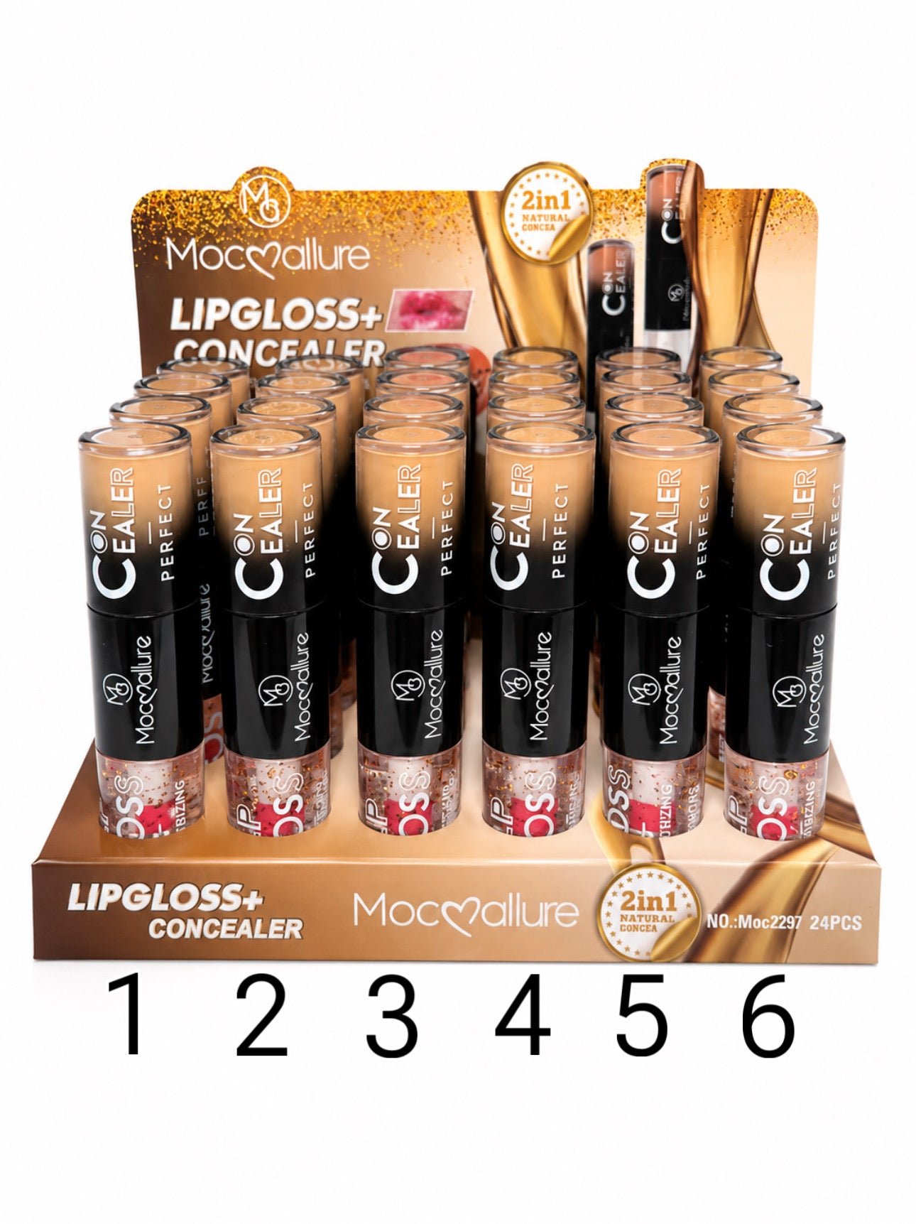 CONCEALER + LIPGLOSS