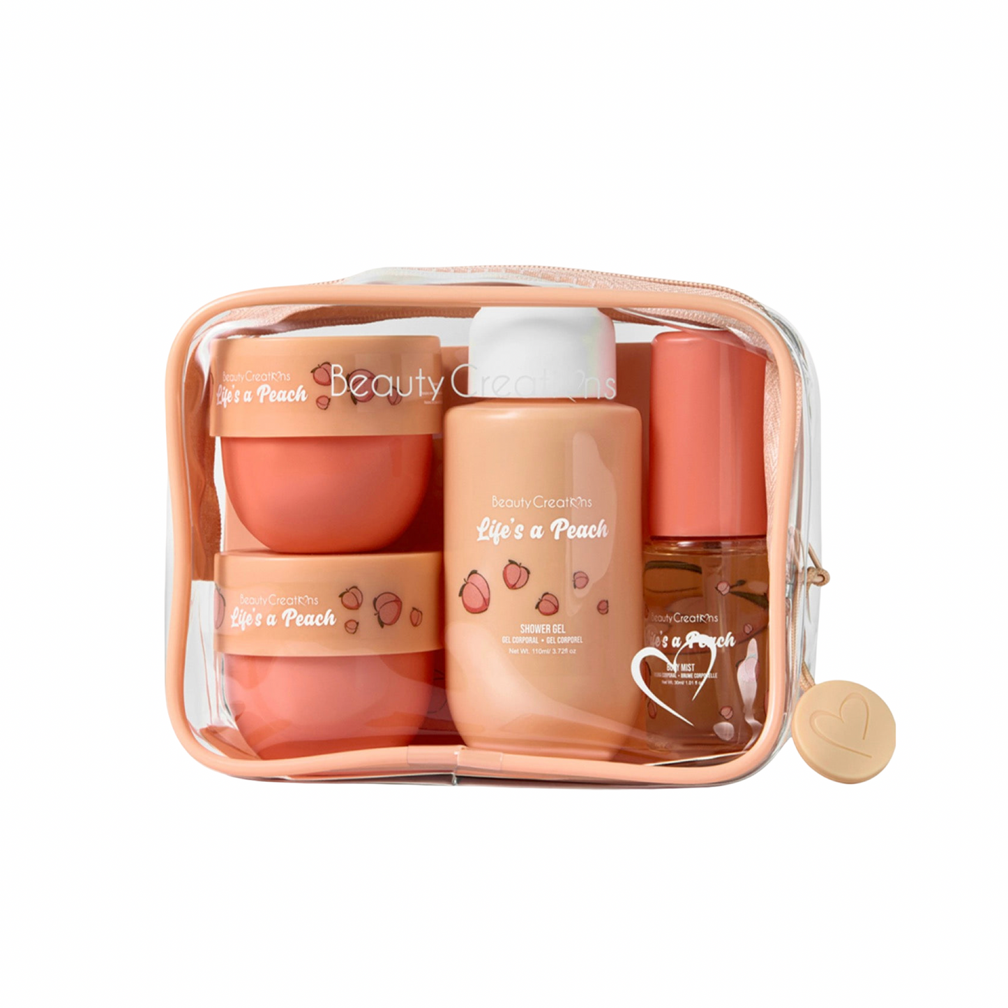 BEAUTY CREATIONS PEACH MINI SET