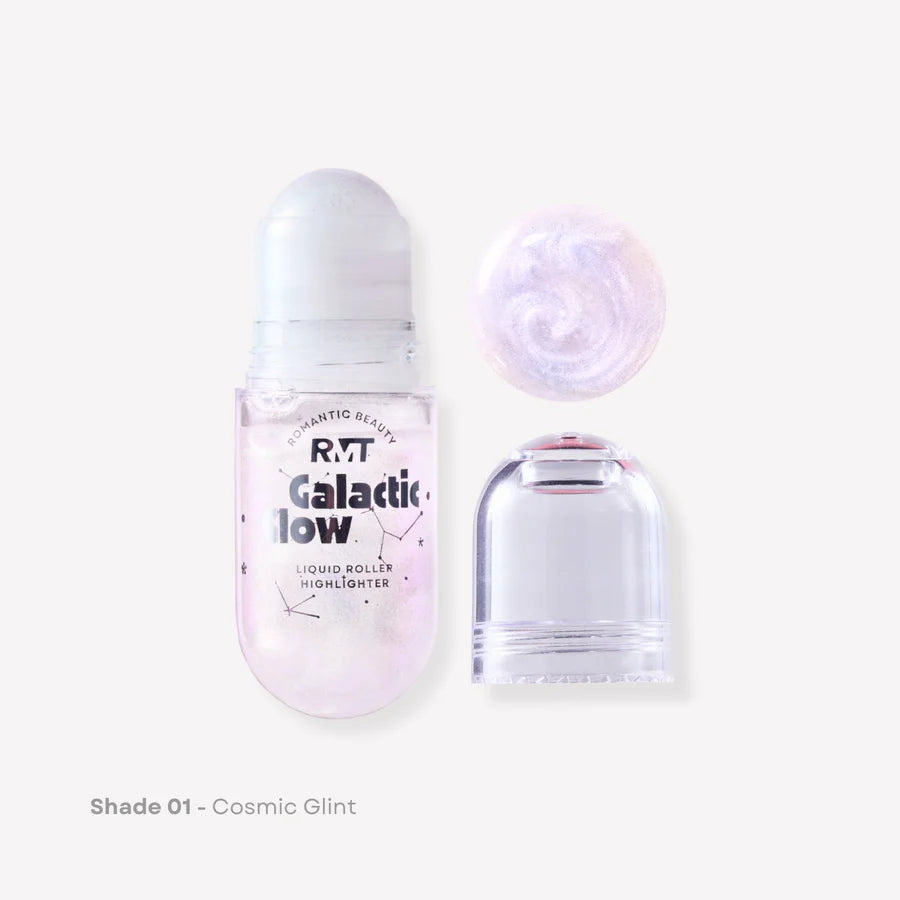 ROMANTIC BEAUTY GALACTIC GLOW LIQUID ROLLER HIGHLIGHTER FACE + BODY