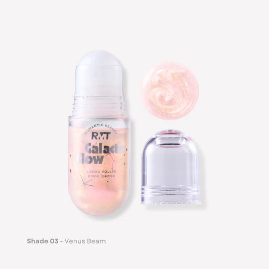ROMANTIC BEAUTY GALACTIC GLOW LIQUID ROLLER HIGHLIGHTER FACE + BODY