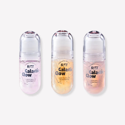 ROMANTIC BEAUTY GALACTIC GLOW LIQUID ROLLER HIGHLIGHTER FACE + BODY