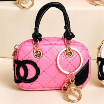 Mini Bag Charm Quilted