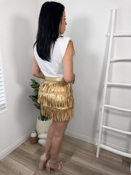 Fringe Stand Out Skirt