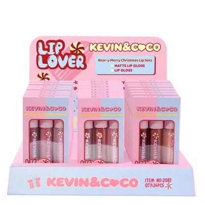 KEVIN & COCO LIP LOVER BEAR-Y CHRISTMAS LIP SET