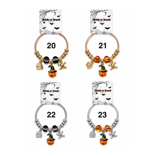 BEADED HALLOWEEN DANGLING BRACELET