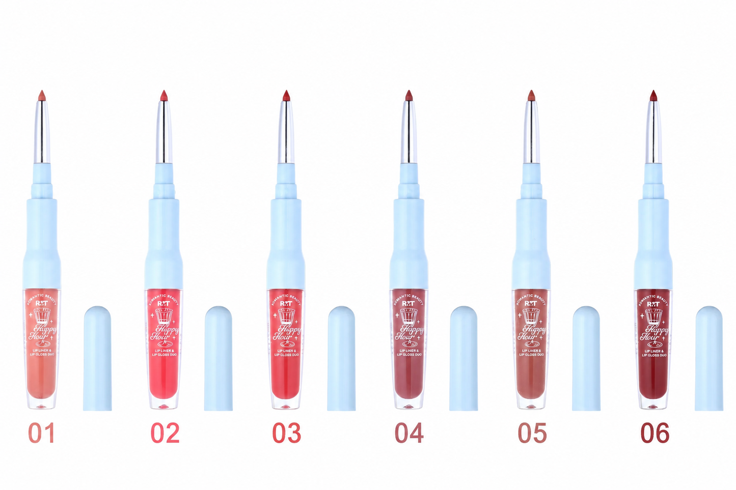 ROMANTIC BEAUTY HAPPY HOUR LIP LINER + LIP GLOSS