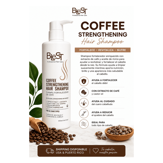 BLEST Coffee Strengthening Hair Shampoo