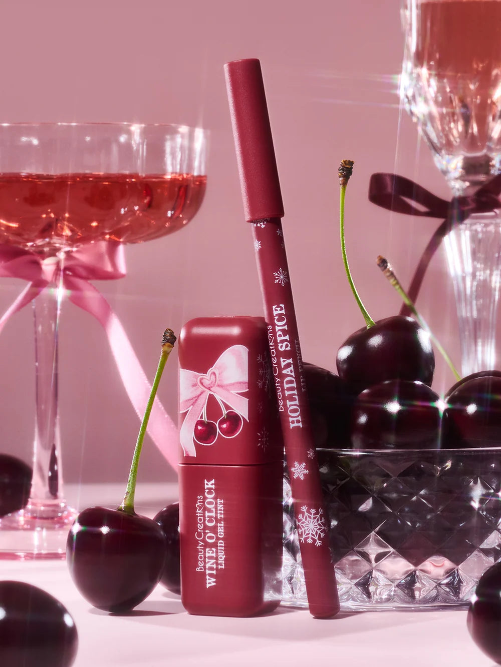 Xmas 2026 Midnight Kiss Liquid Gel Tint & Wooden Lip Pencil Duo