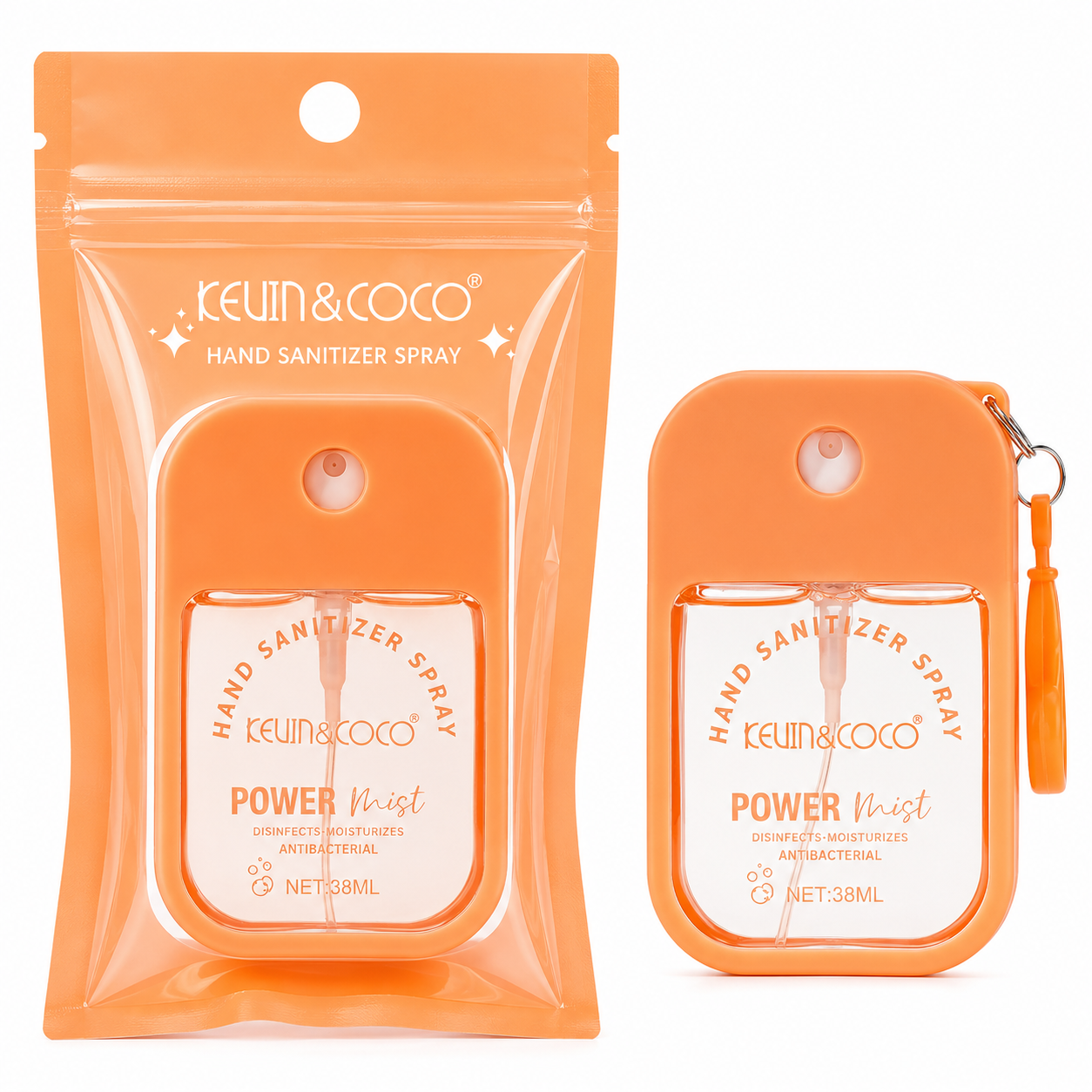 KEVIN & COCO HAND SPRAY PEACH