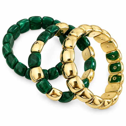 Pulsera Esmeralda & Gold
