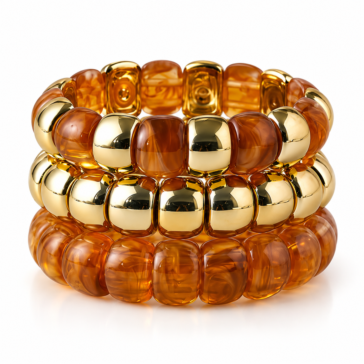 Set de Pulseras Amber Gold