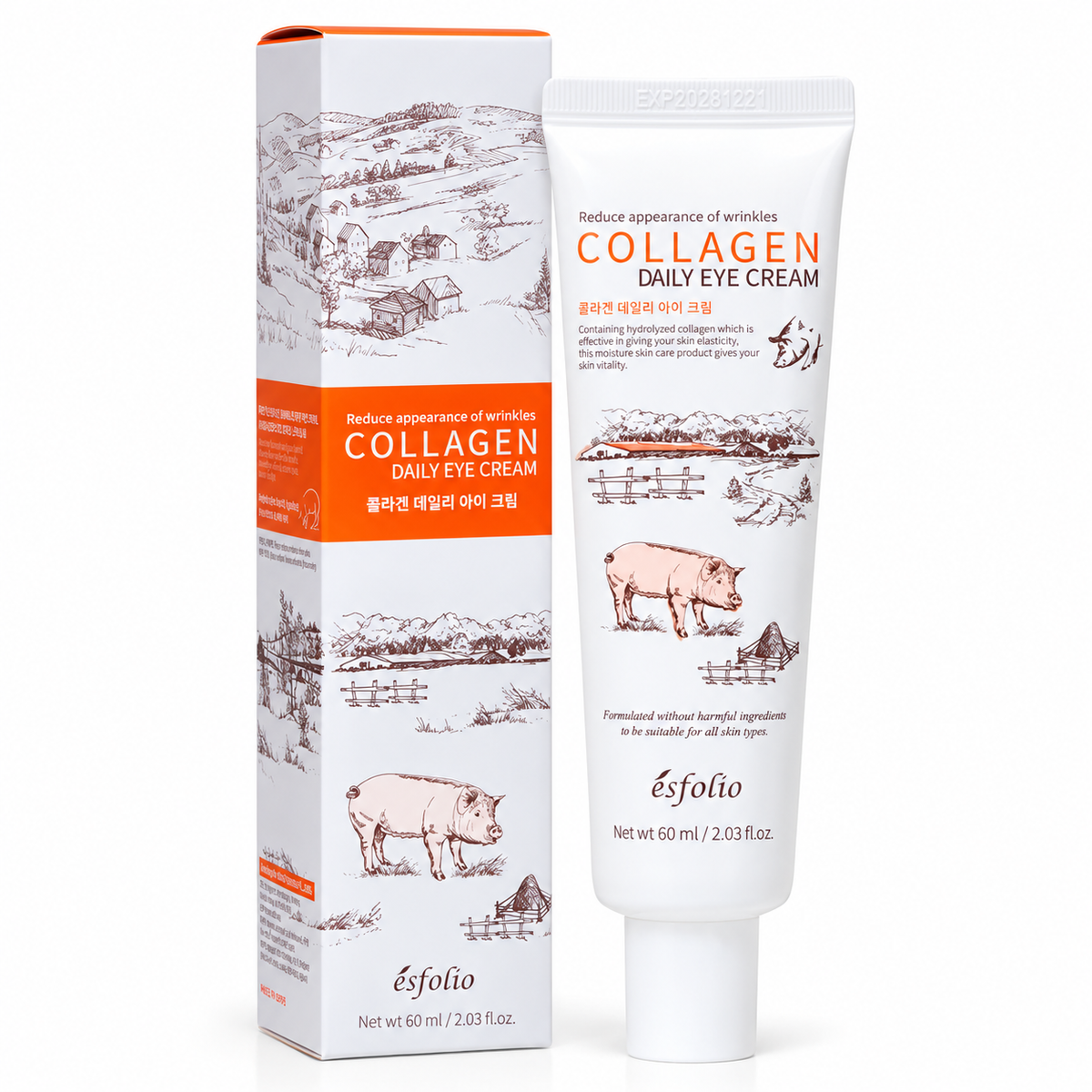 Esfolio Collagen Daily Eye Cream, contorno de ojos