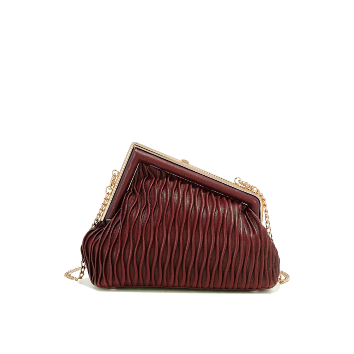 Burgundy Modern Design Crossbody Bag – Sophisticated & Stylish