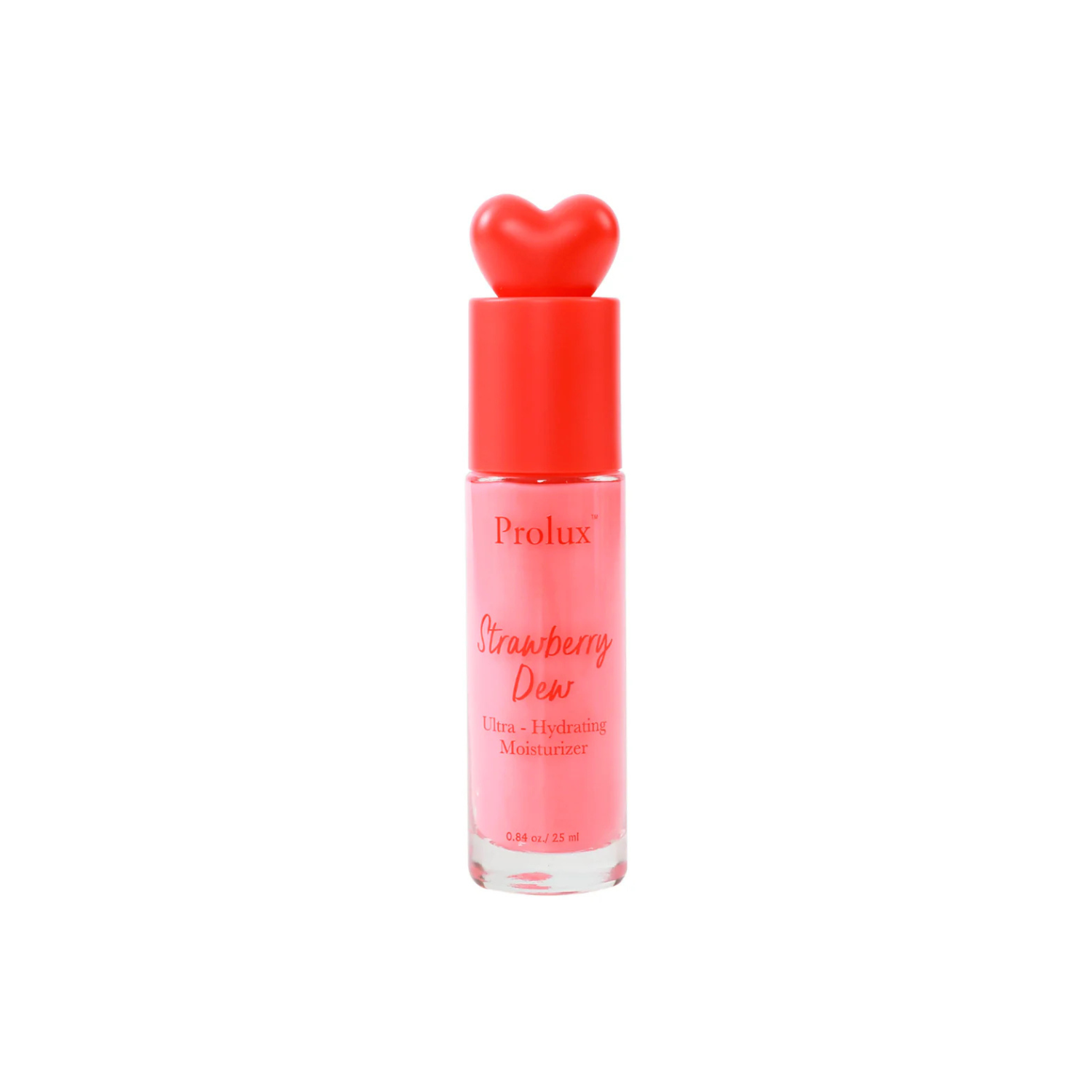 Close-up of Strawberry Dew Ultra-Hydrating Moisturizer with strawberry extract.

