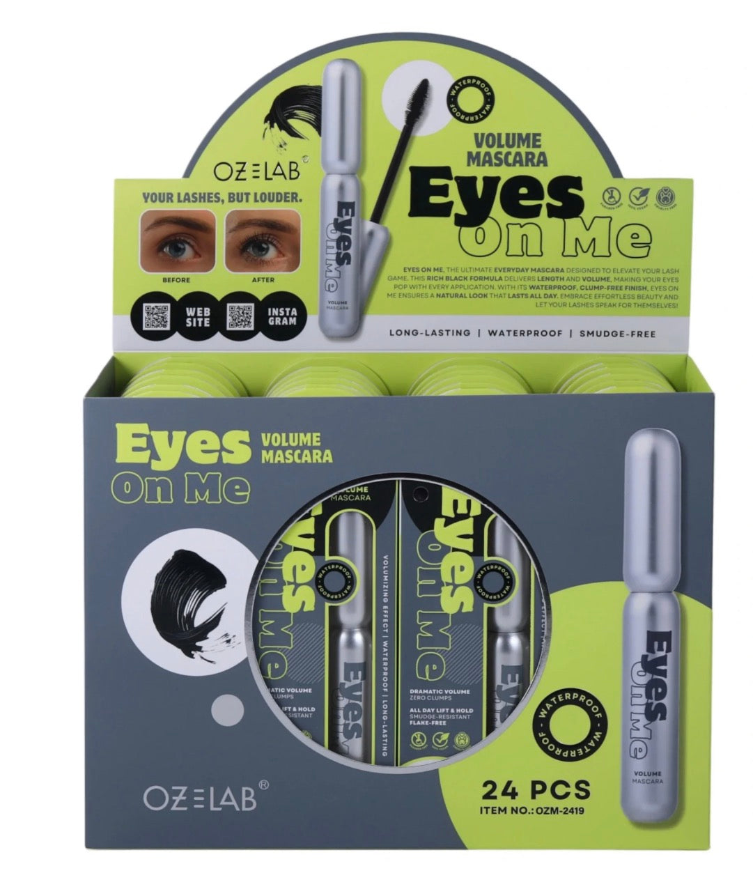 OZ LAB EYES ON ME VOLUME MASCARA