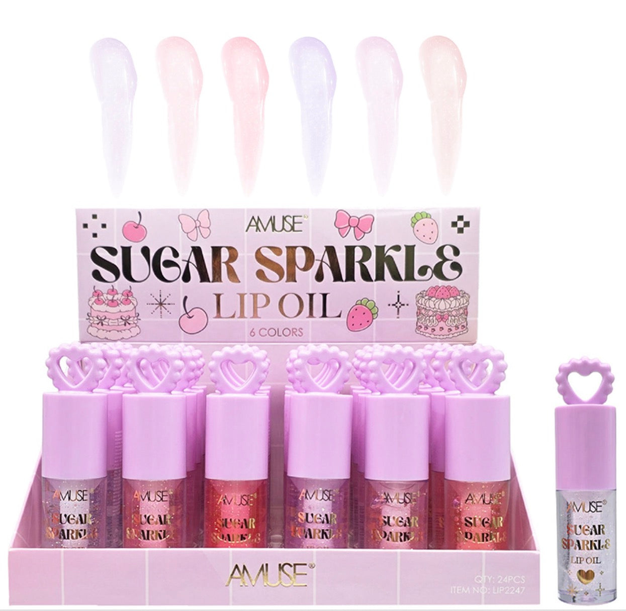 AMUSE SUGAR SPARKLE LIP OIL