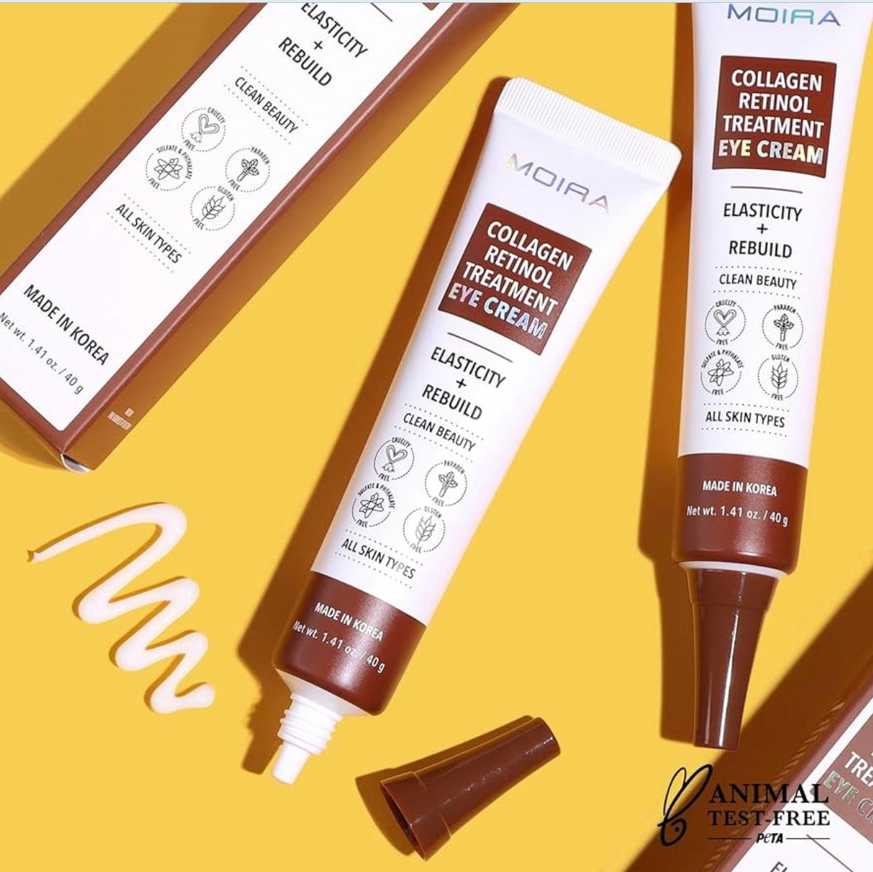Moira collagen retinol treatment eye cream