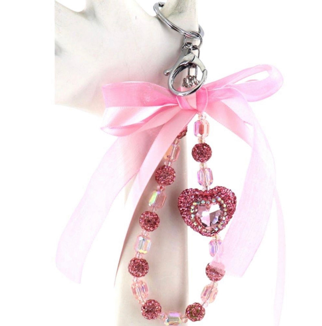 BLING HAERT KEYCHAIN