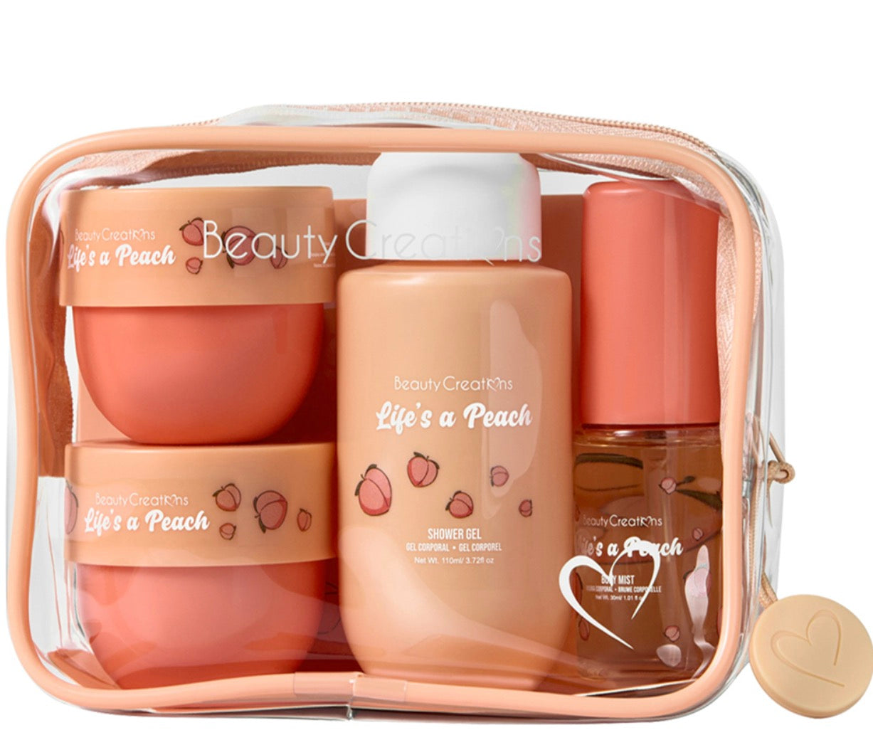BEAUTY CREATIONS PEACH MINI SET
