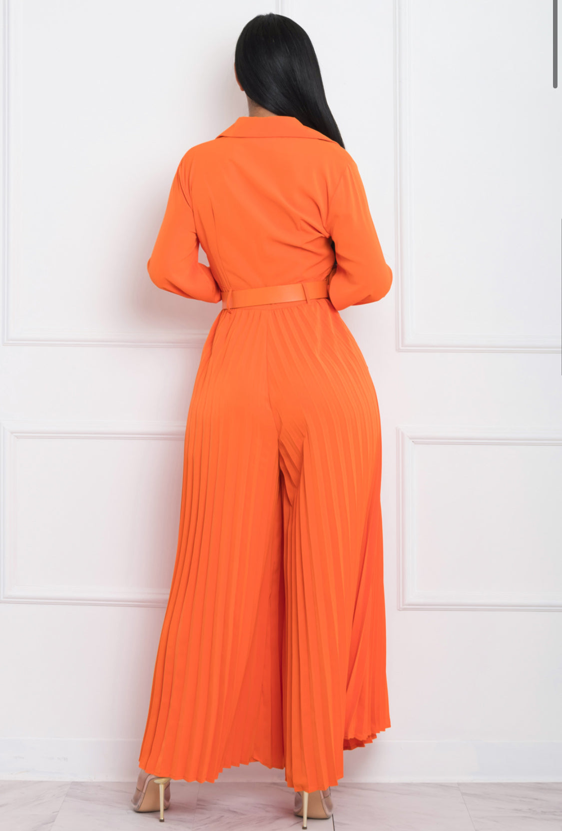 Elegant Jumper with Belt | Sophisticated Women's Jumpsuit