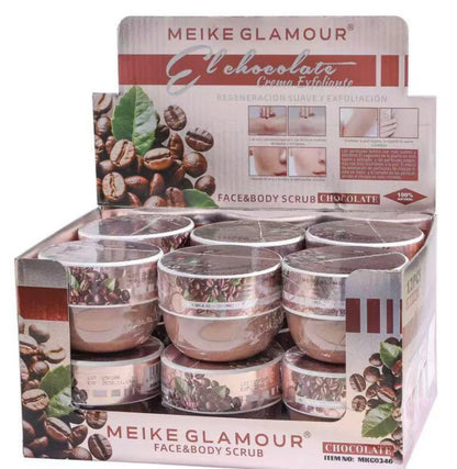 MEIKE GLAMOUR CHOCOLATE FACE & BODY SCRUB