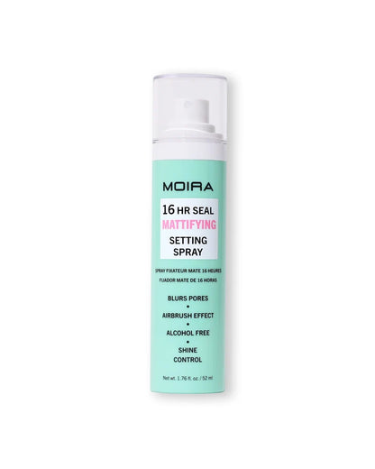 Moira 16HR Seal Mattifying Setting Spray, fijador mate