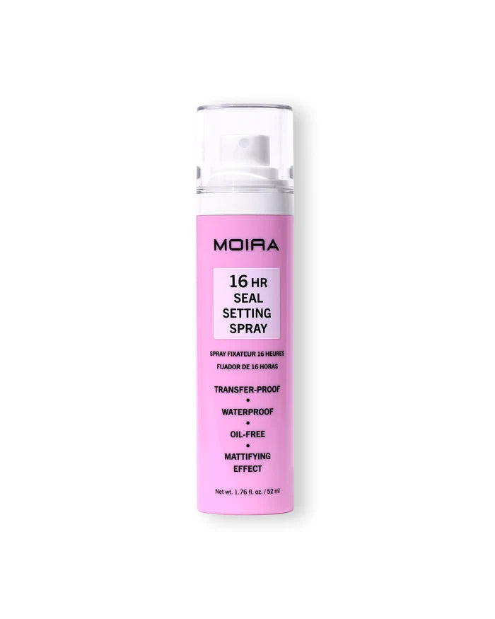Moira 16HR Seal Setting Spray, fijador de maquillaje