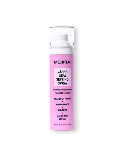 Moira 16HR Seal Setting Spray, fijador de maquillaje
