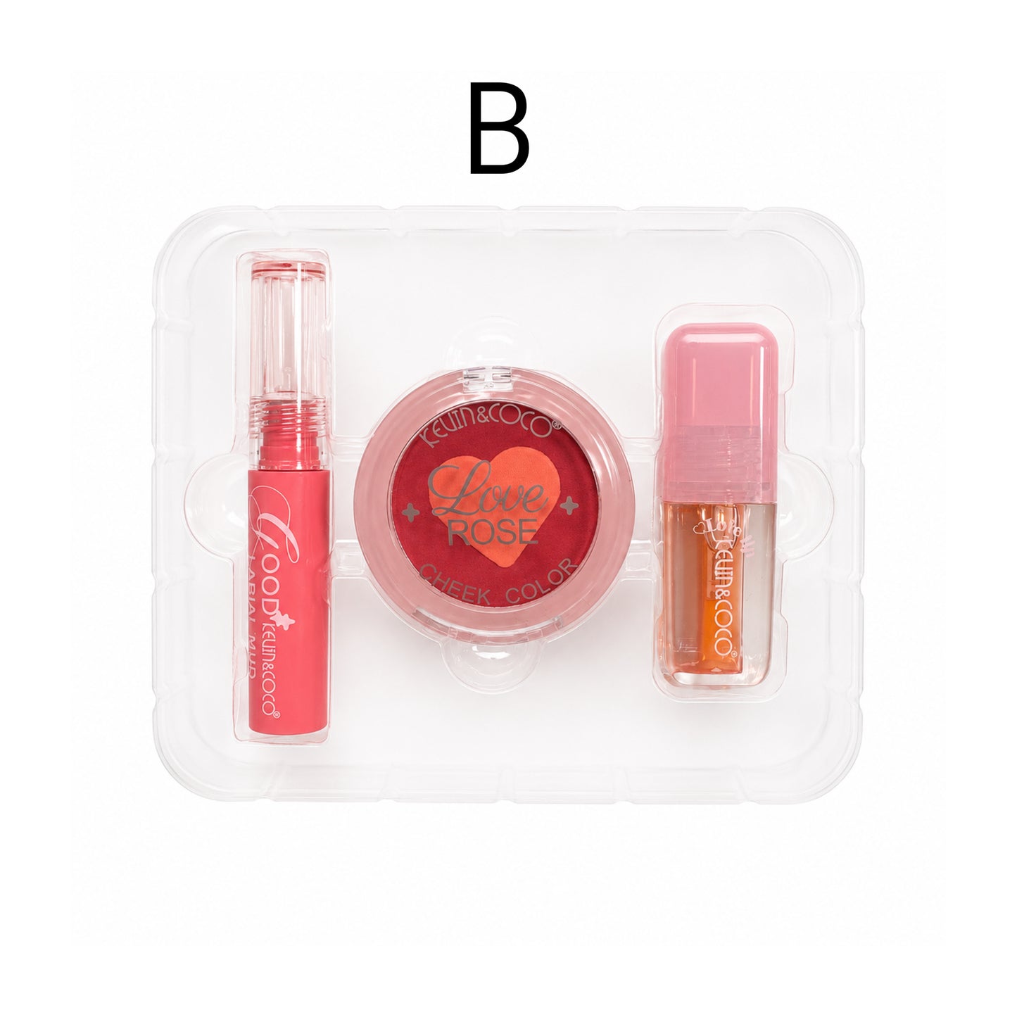 KEVIN & COCO GOOD THINGS WILL HAPPEN LIP GLOSS AND BLUSH
